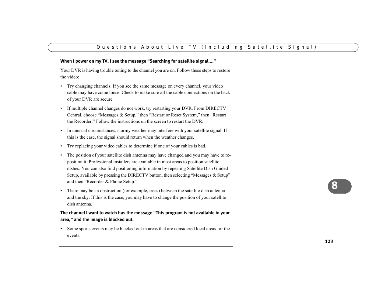 DirecTV DVR39 User Manual | Page 134 / 176