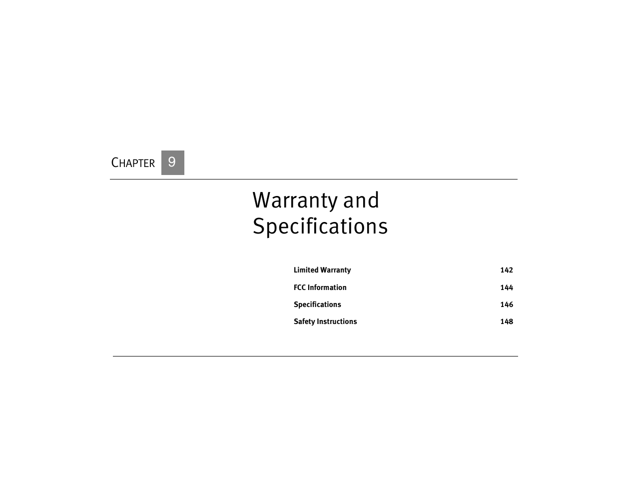 Warranty and specifications | DirecTV DVR39 User Manual | Page 152 / 176