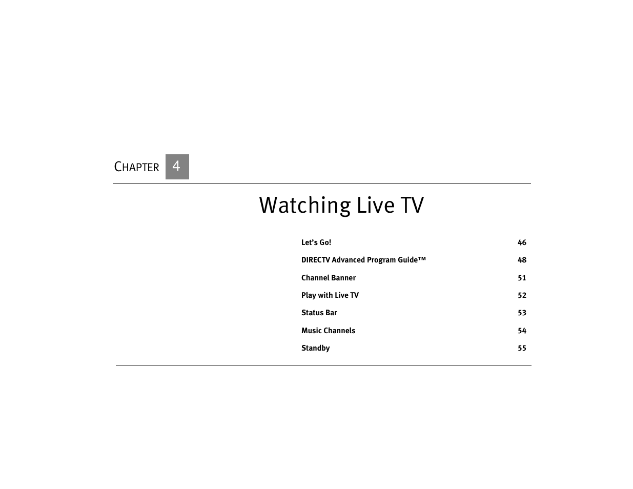 Watching live tv | DirecTV DVR39 User Manual | Page 56 / 176