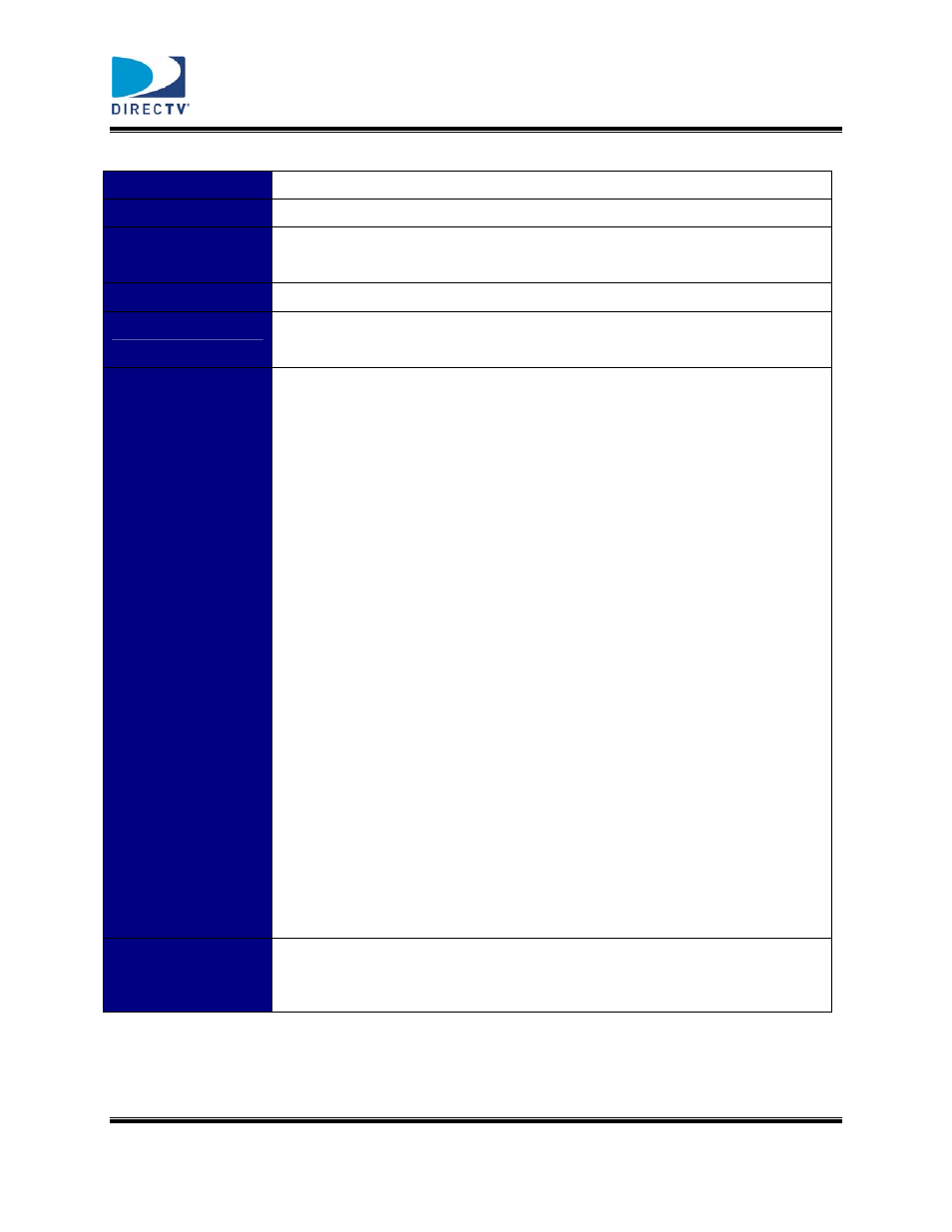 14 openuserchannel (0xa6) | DirecTV DTV-MD0-0058 User Manual | Page 27 / 49