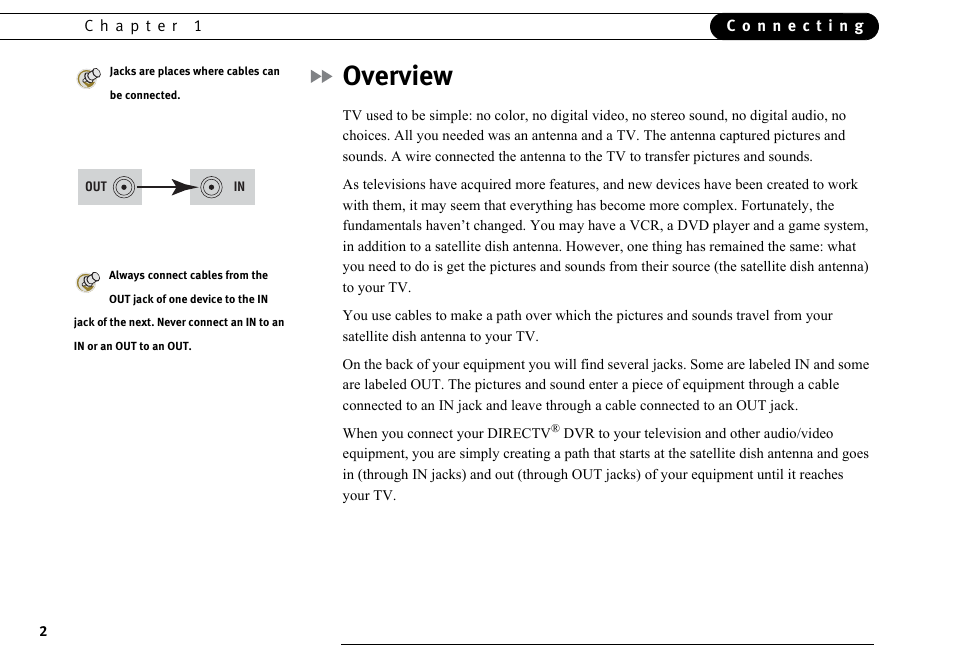 Overview | DirecTV DVR40 User Manual | Page 12 / 174