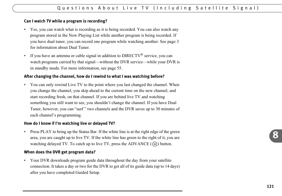 DirecTV DVR40 User Manual | Page 131 / 174