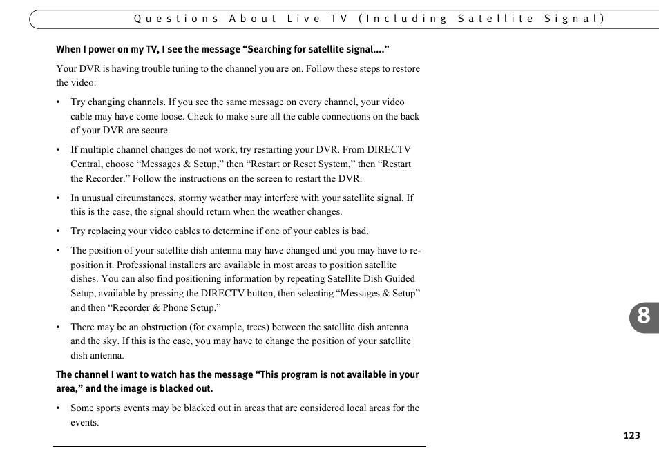 DirecTV DVR40 User Manual | Page 133 / 174