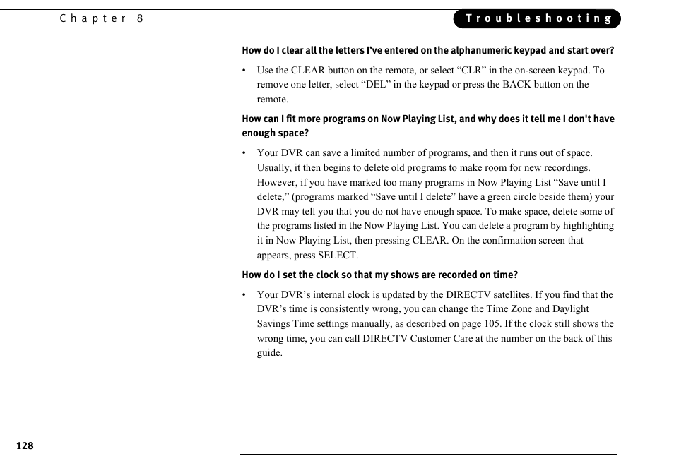 DirecTV DVR40 User Manual | Page 138 / 174