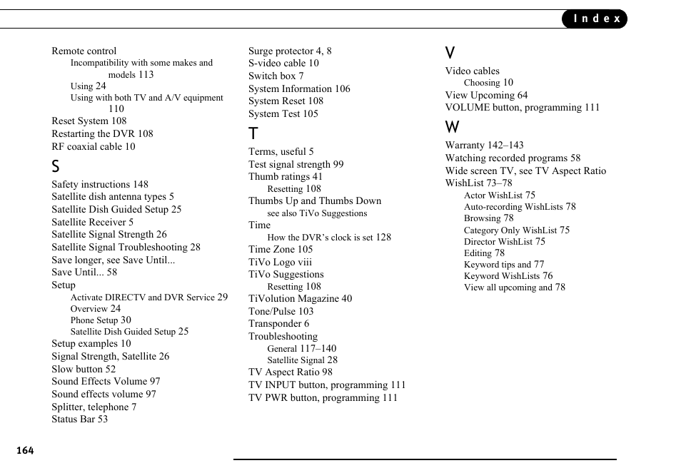 DirecTV DVR40 User Manual | Page 174 / 174