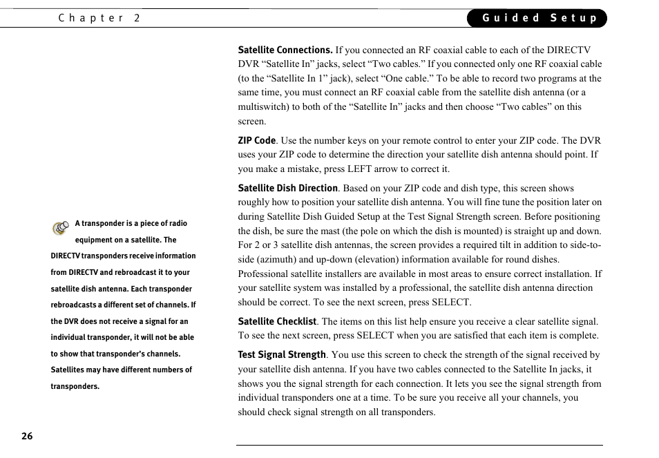 DirecTV DVR40 User Manual | Page 36 / 174