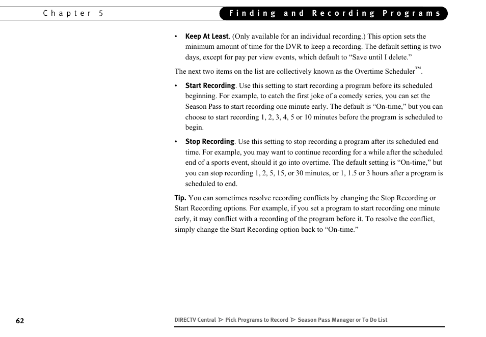 DirecTV DVR40 User Manual | Page 72 / 174