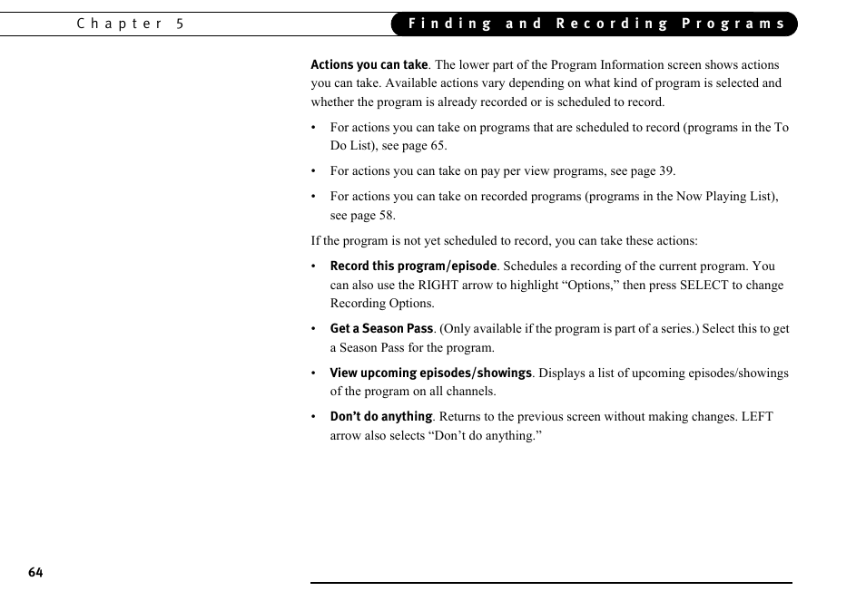 DirecTV DVR40 User Manual | Page 74 / 174