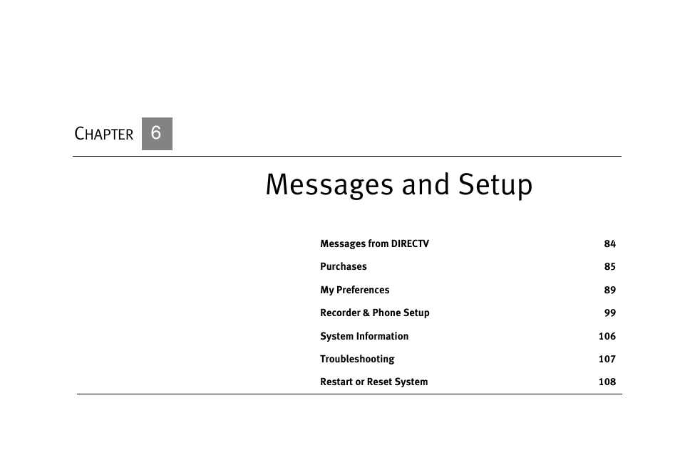 Messages and setup | DirecTV DVR40 User Manual | Page 93 / 174