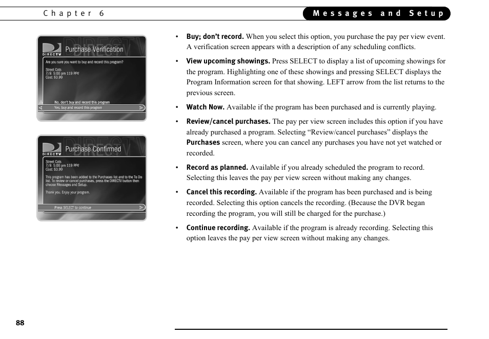 DirecTV DVR40 User Manual | Page 98 / 174