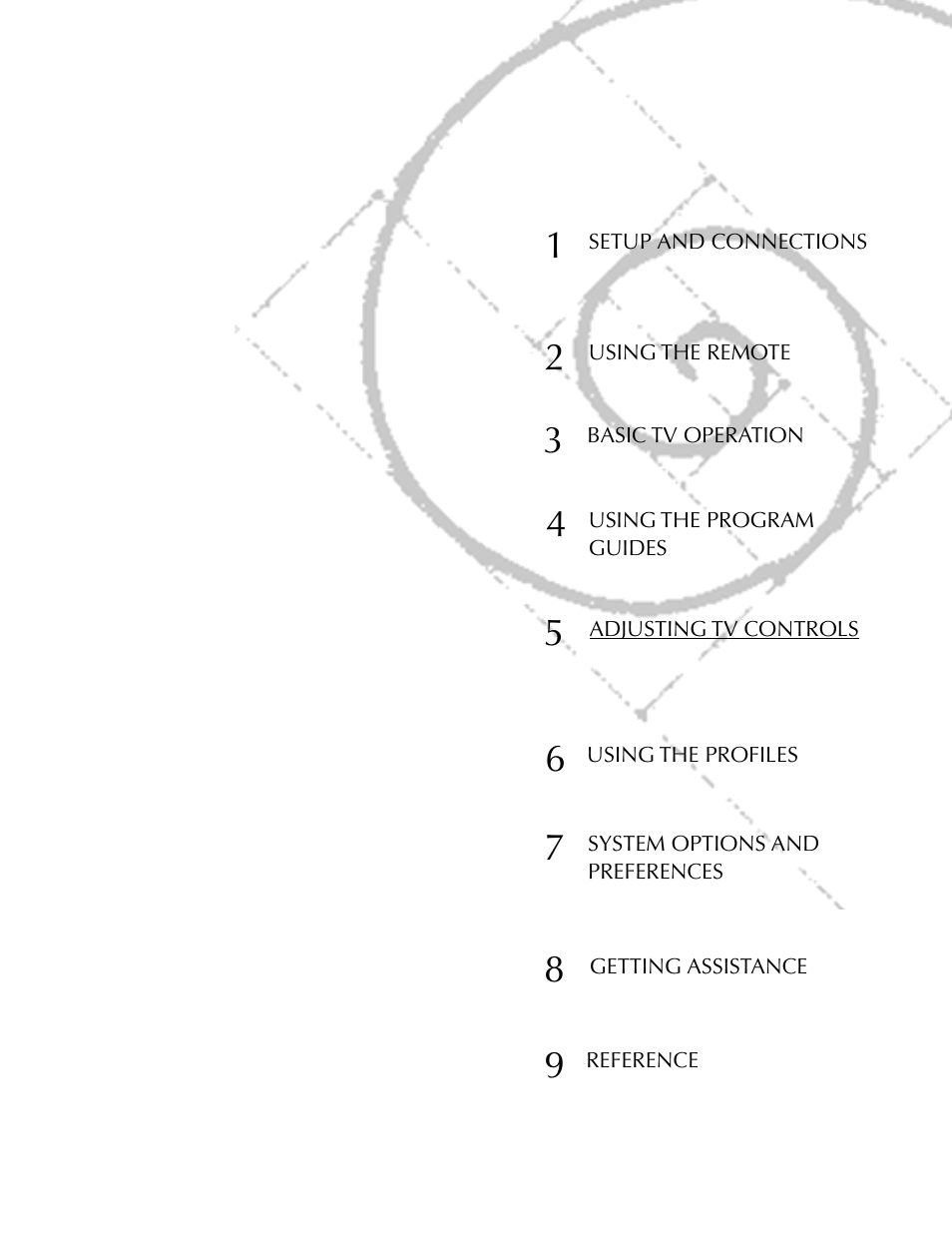 Adjusting tv controls | DirecTV HDTV User Manual | Page 44 / 98