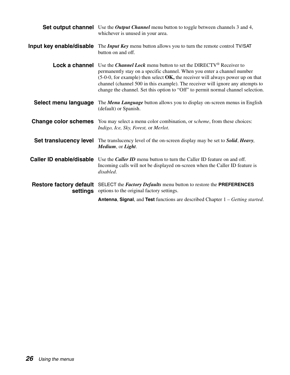 DirecTV GAEB0A User Manual | Page 34 / 58