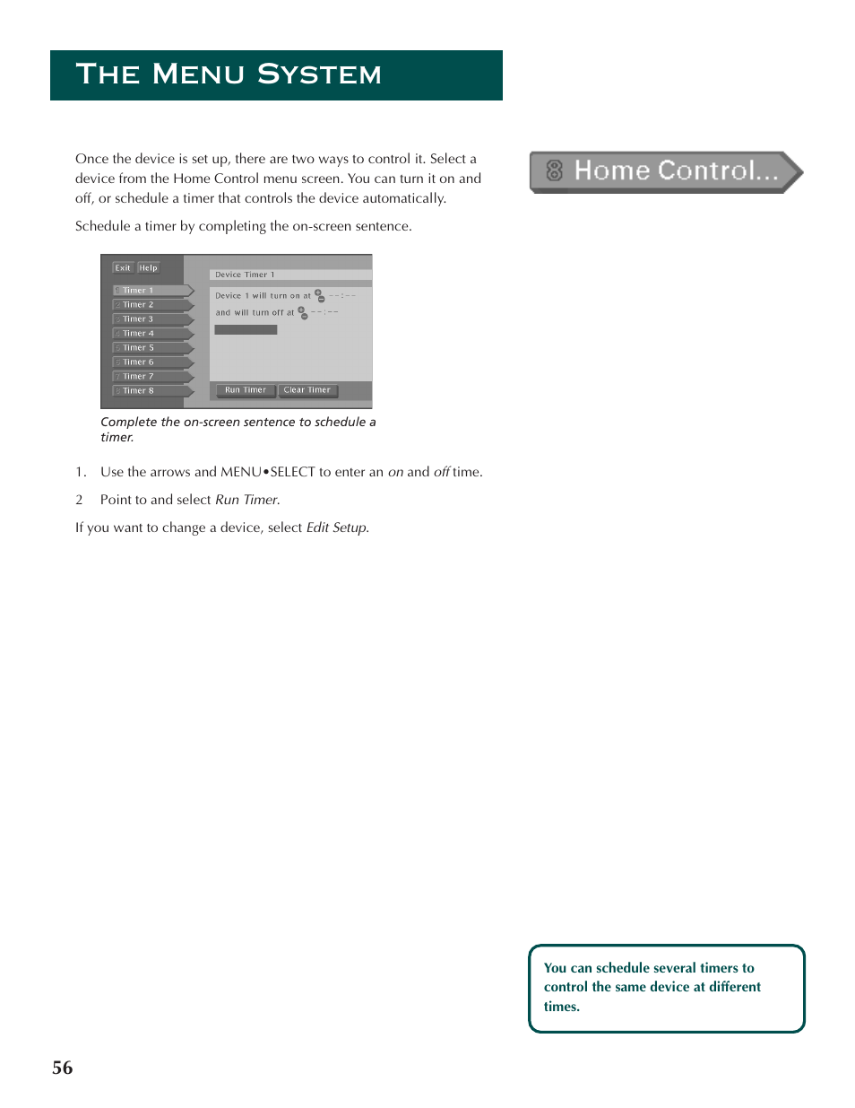 The menu system | DirecTV ProScan DSS Receiver User Manual | Page 58 / 84