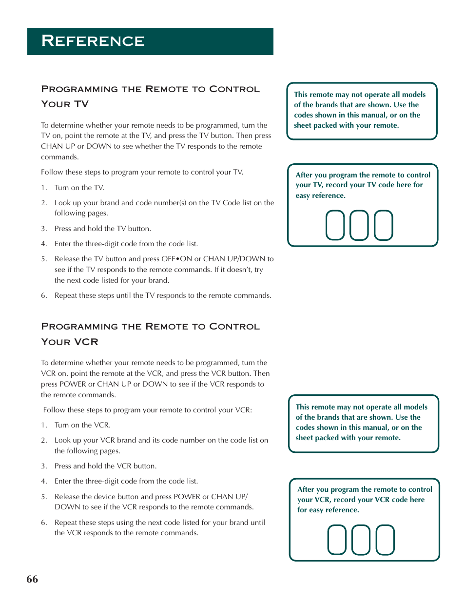 Reference | DirecTV ProScan DSS Receiver User Manual | Page 68 / 84