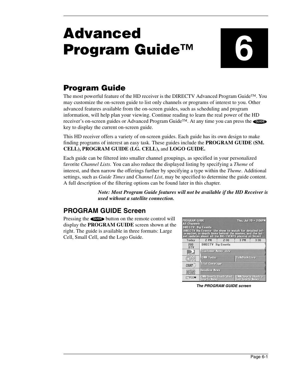 Advanced program guide | DirecTV HIRD-E86 User Manual | Page 51 / 90