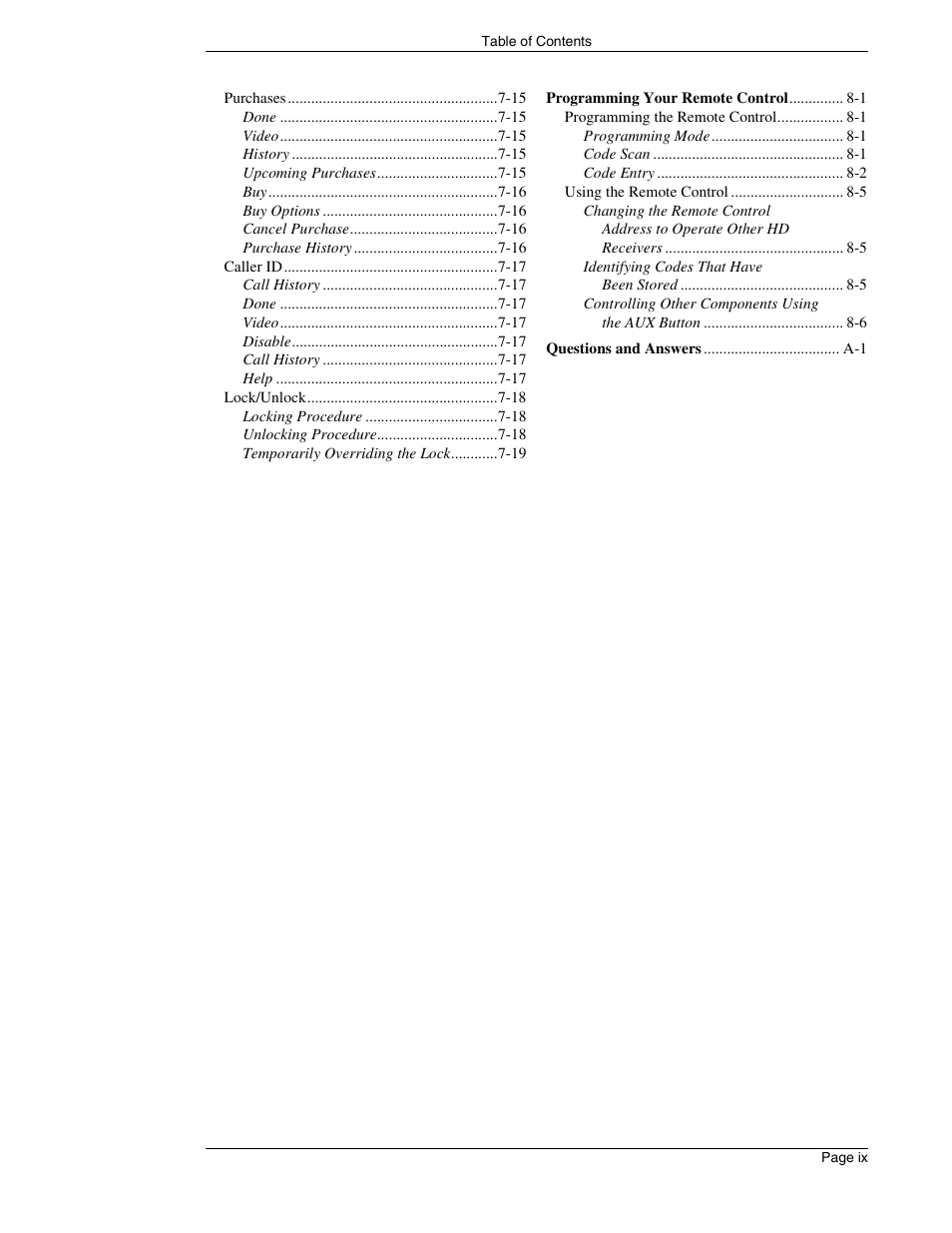 DirecTV HIRD-E86 User Manual | Page 9 / 90