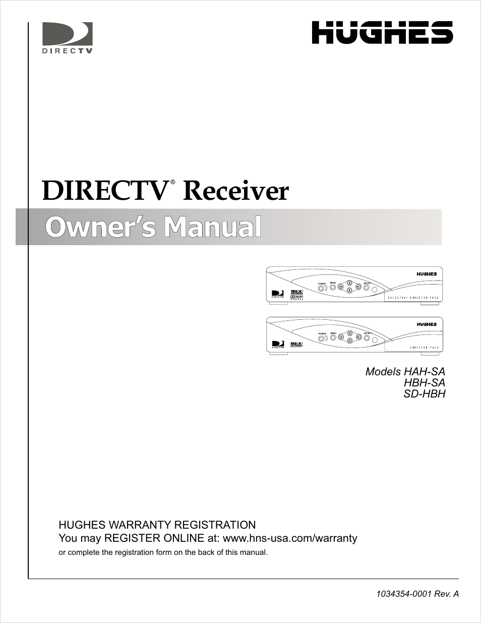 DirecTV SD-HBH User Manual | 56 pages
