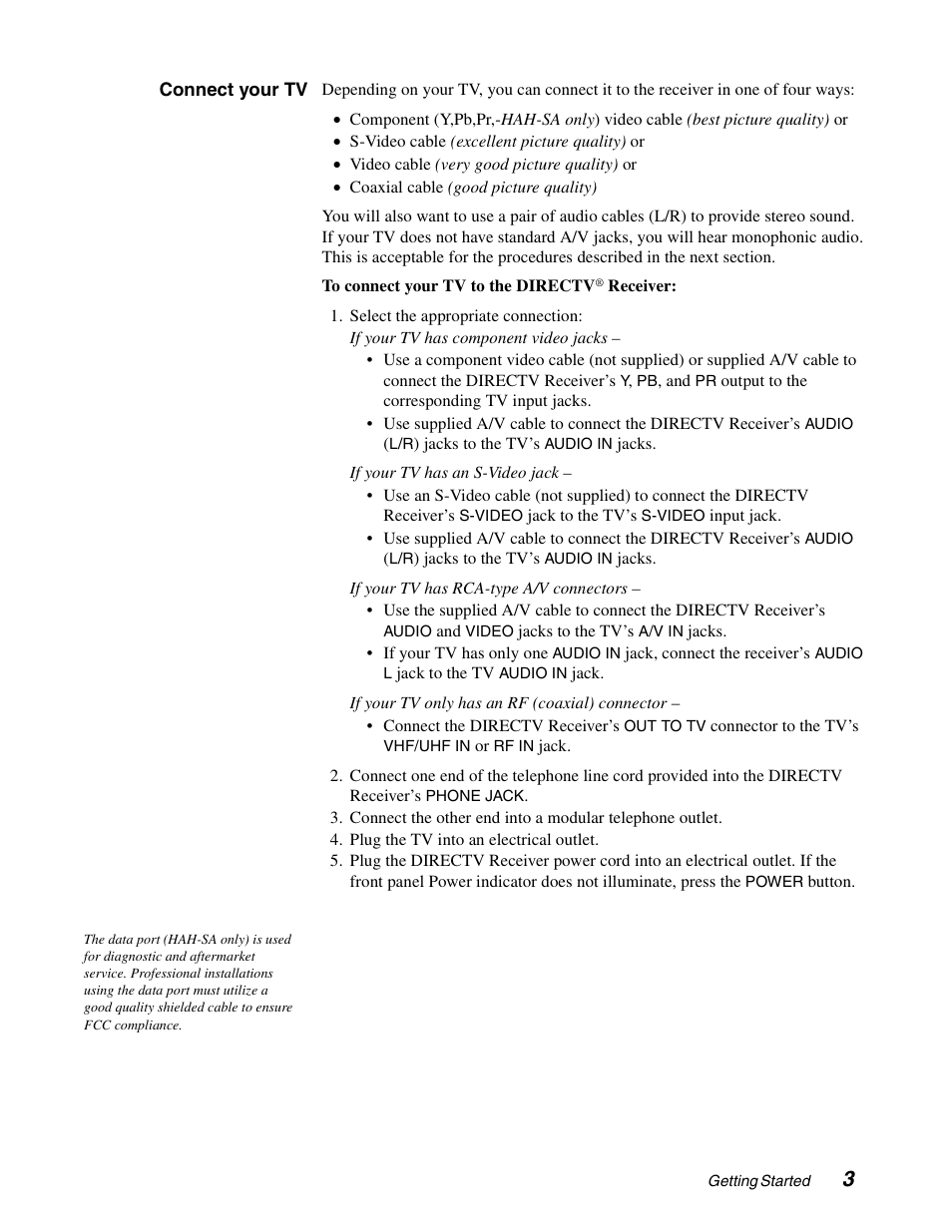 DirecTV HAH-SA User Manual | Page 11 / 56