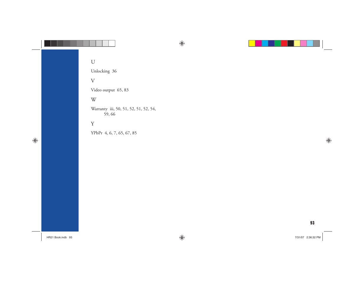 DirecTV HD DVR User Manual | Page 104 / 108