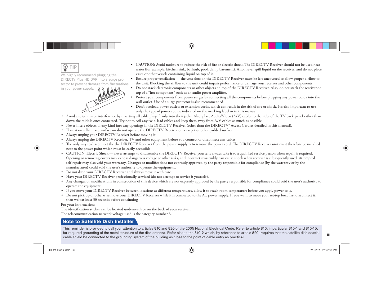 DirecTV HD DVR User Manual | Page 4 / 108