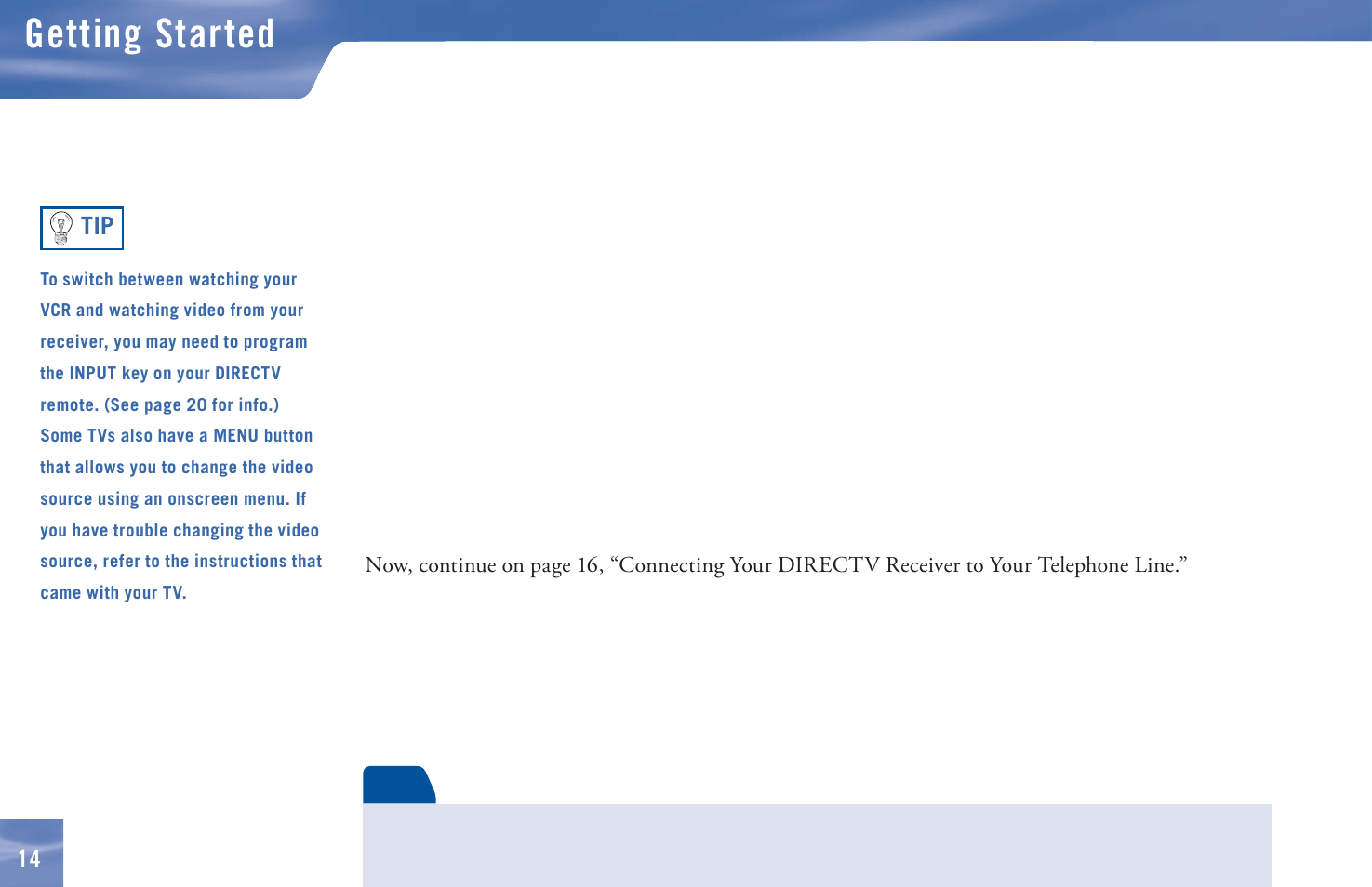 Getting started, A/v connection (better quality) | DirecTV D11 User Manual | Page 24 / 84