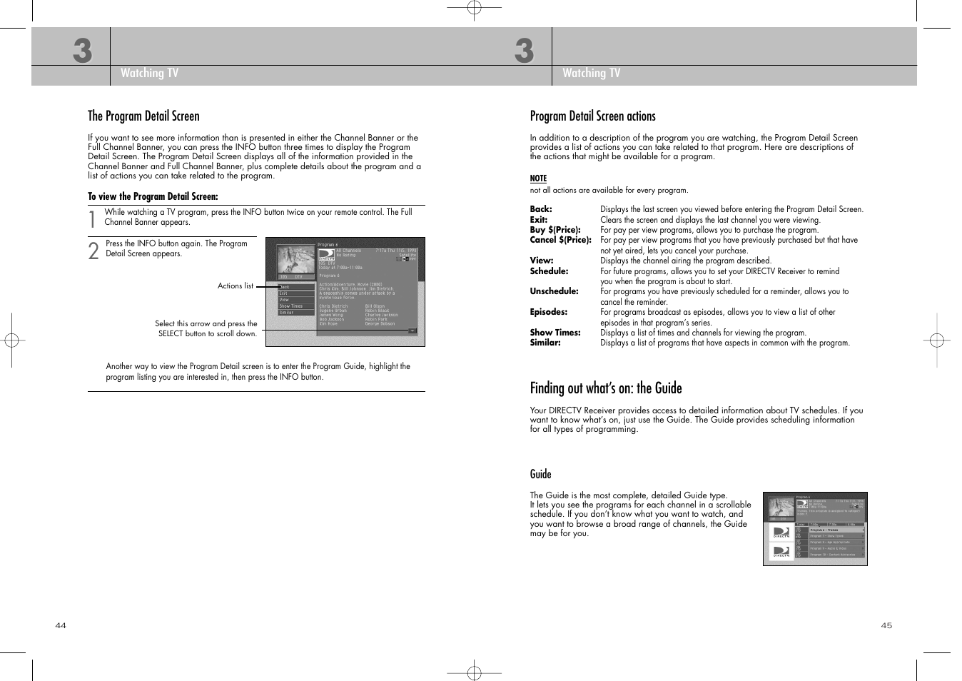 Finding out what’s on: the guide | DirecTV D10-200 User Manual | Page 23 / 46