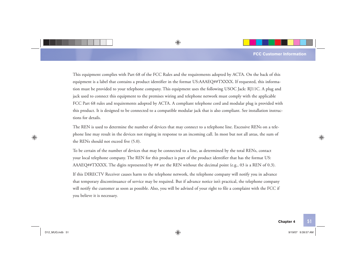 DirecTV D12 User Manual | Page 57 / 79