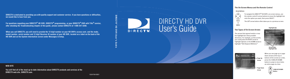 DirecTV HR10-250 User Manual | 188 pages