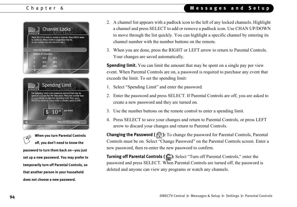 DirecTV HR10-250 User Manual | Page 104 / 188