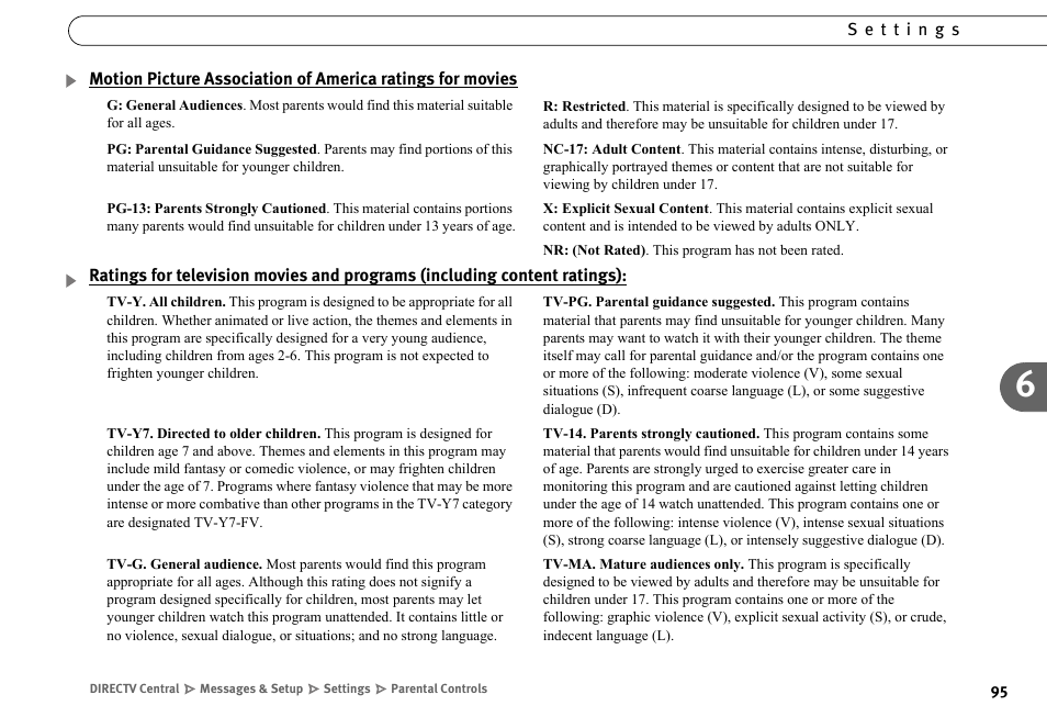 DirecTV HR10-250 User Manual | Page 105 / 188