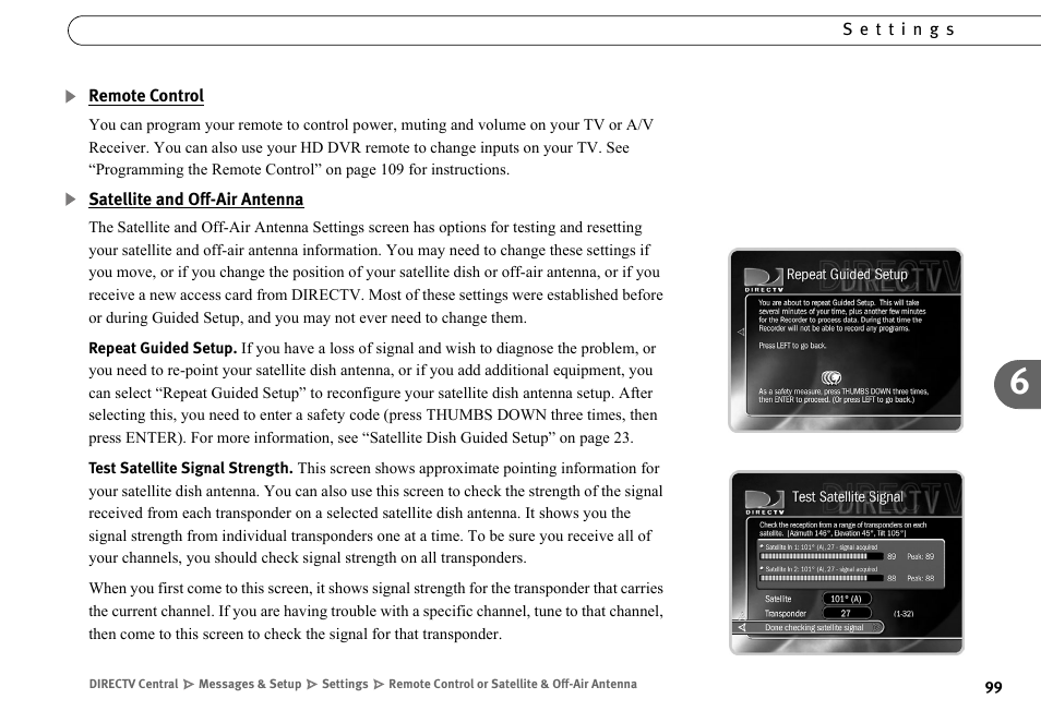 DirecTV HR10-250 User Manual | Page 109 / 188