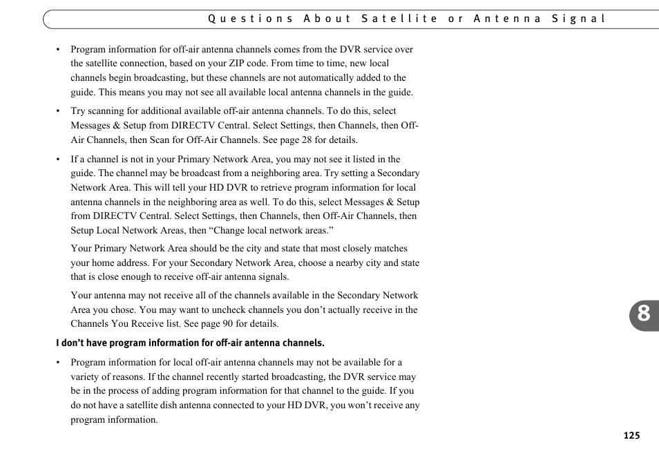 DirecTV HR10-250 User Manual | Page 135 / 188