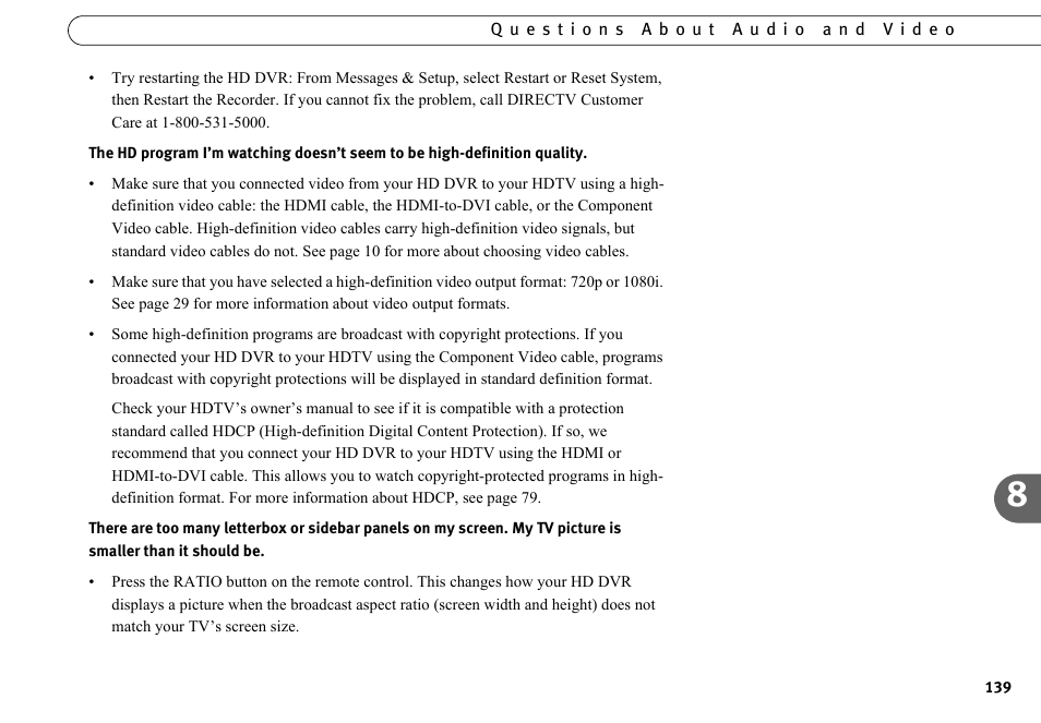 DirecTV HR10-250 User Manual | Page 149 / 188