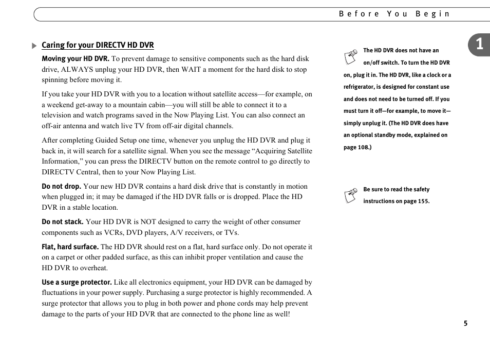 DirecTV HR10-250 User Manual | Page 15 / 188