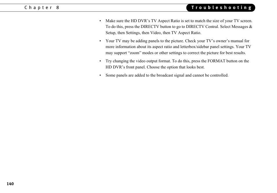 DirecTV HR10-250 User Manual | Page 150 / 188