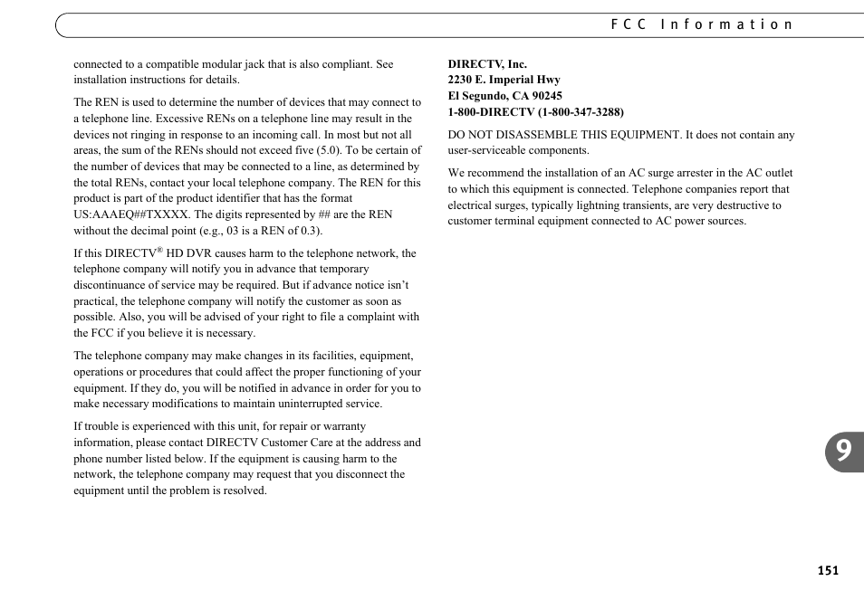 DirecTV HR10-250 User Manual | Page 161 / 188