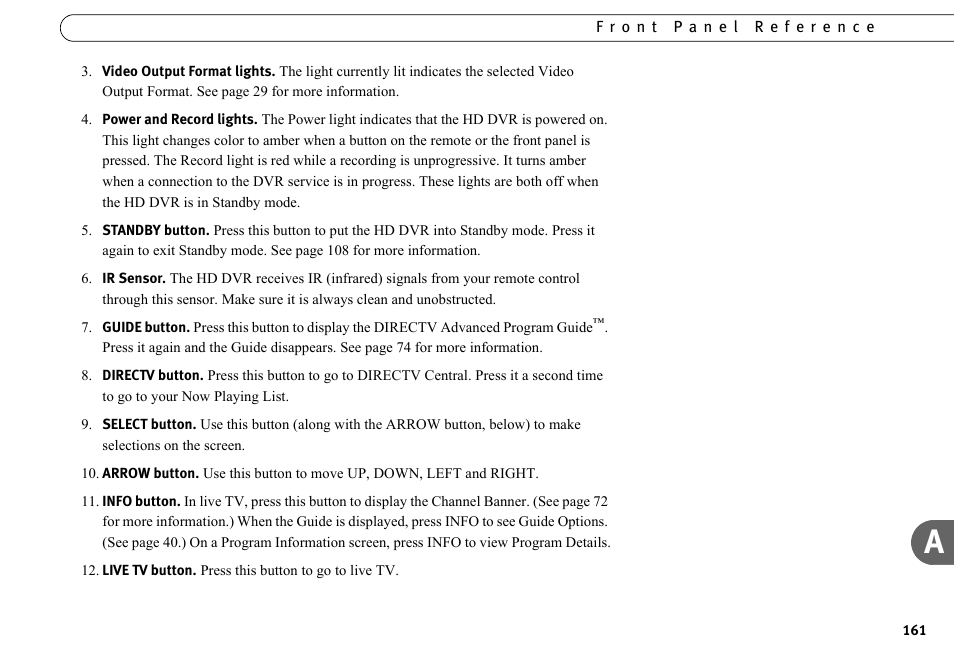 DirecTV HR10-250 User Manual | Page 171 / 188