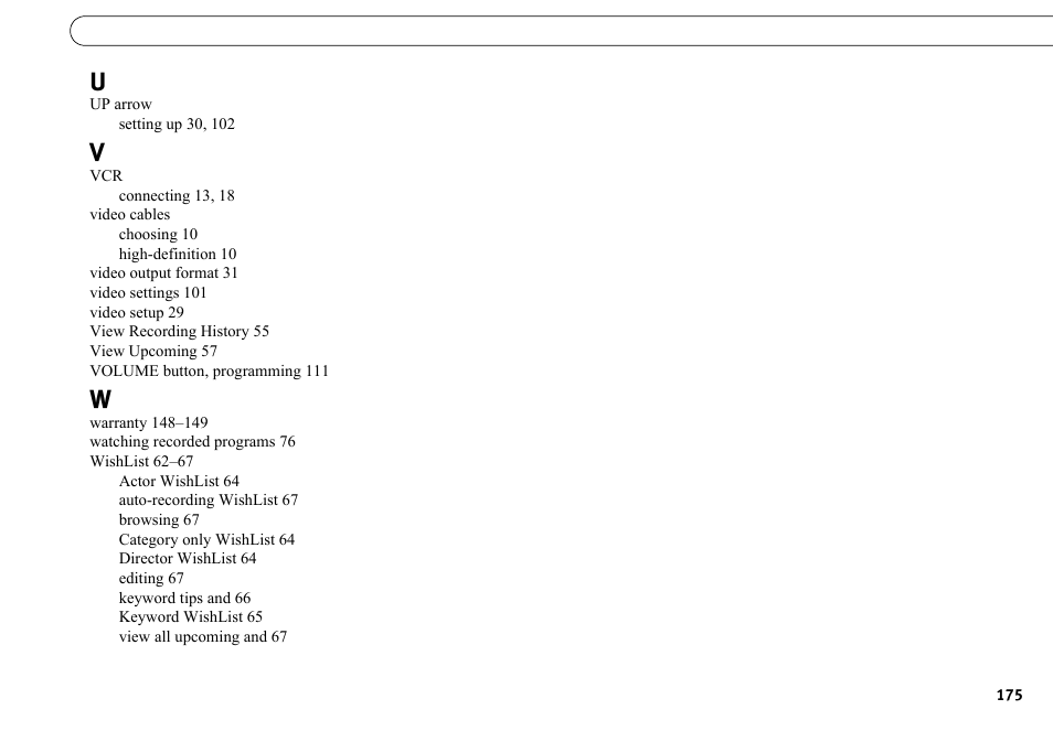 DirecTV HR10-250 User Manual | Page 185 / 188