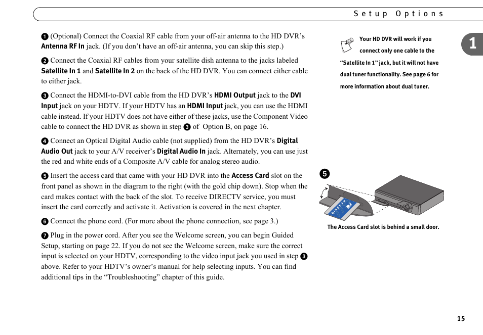 DirecTV HR10-250 User Manual | Page 25 / 188