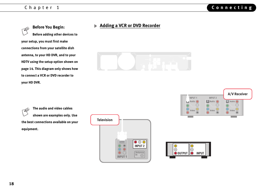 Before you begin | DirecTV HR10-250 User Manual | Page 28 / 188