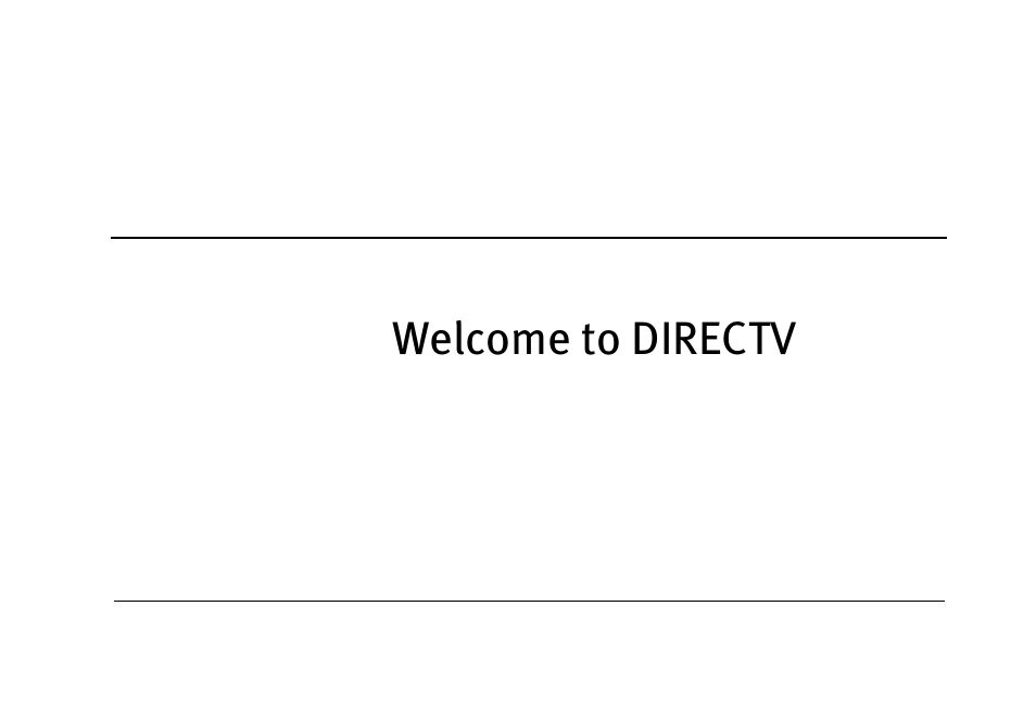 Welcome to directv | DirecTV HR10-250 User Manual | Page 3 / 188