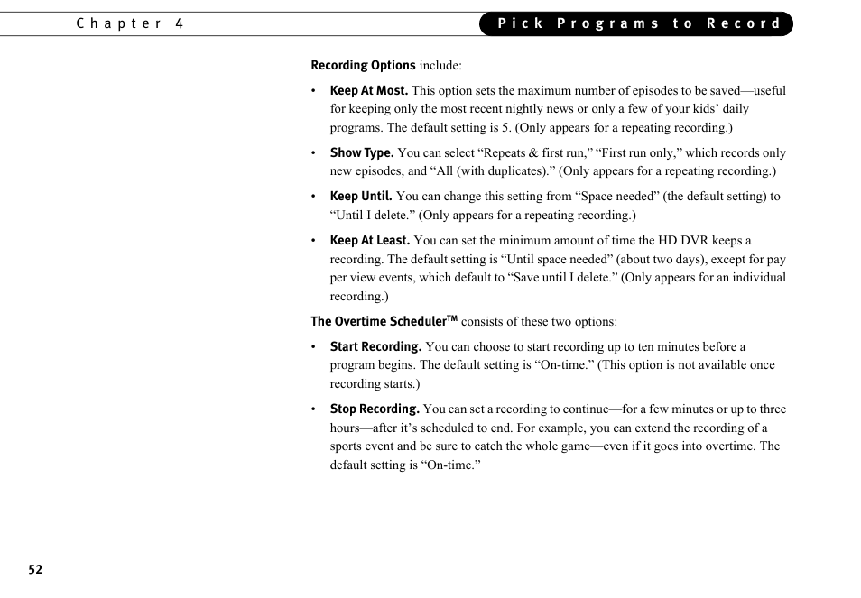 DirecTV HR10-250 User Manual | Page 62 / 188