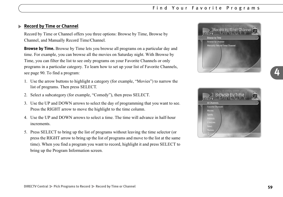 DirecTV HR10-250 User Manual | Page 69 / 188