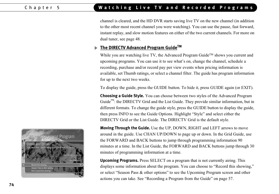 DirecTV HR10-250 User Manual | Page 84 / 188