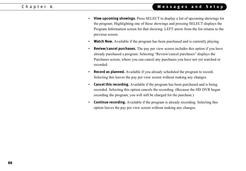 DirecTV HR10-250 User Manual | Page 98 / 188