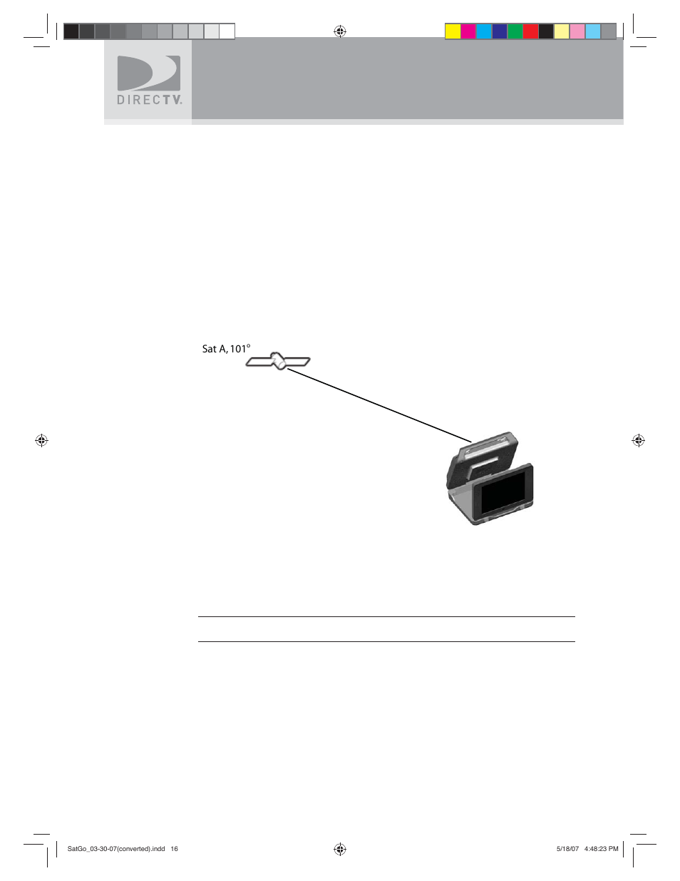 Setting up your directv, Sat-go, Finding a suitable antenna site | DirecTV SAT GO User Manual | Page 17 / 65