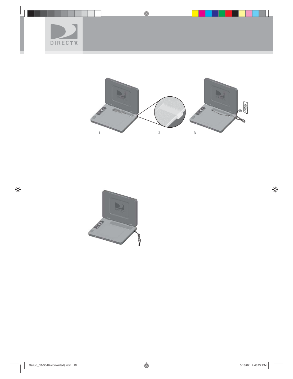 Setting up your directv, Sat-go, Connecting the directv sat-go to power | DirecTV SAT GO User Manual | Page 20 / 65