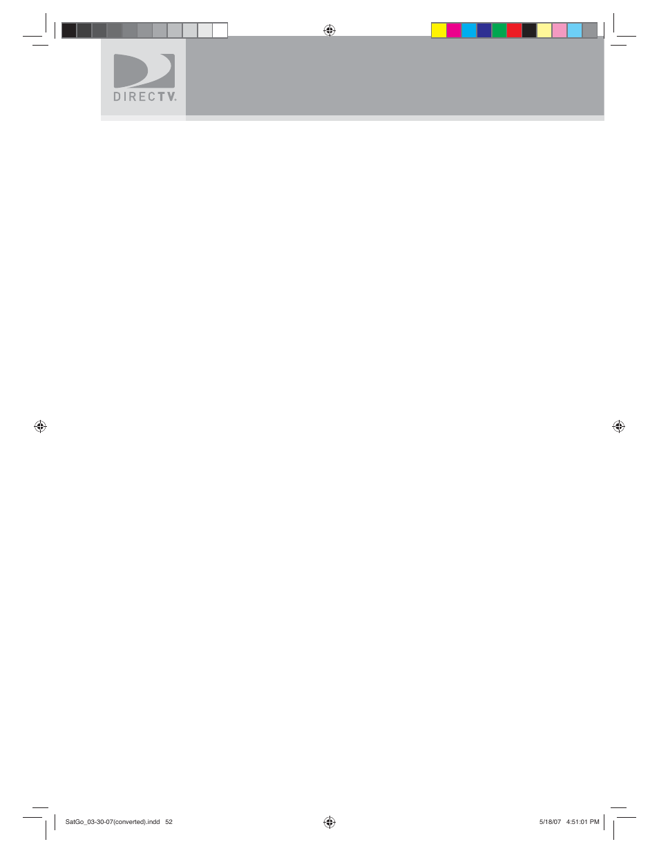 Troubleshooting | DirecTV SAT GO User Manual | Page 53 / 65