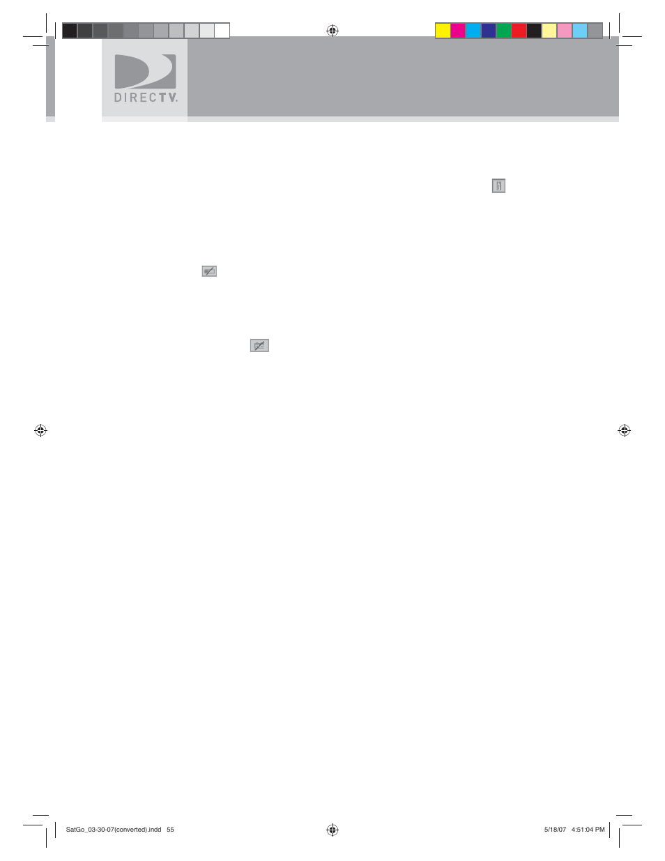 Troubleshooting, System errors | DirecTV SAT GO User Manual | Page 56 / 65