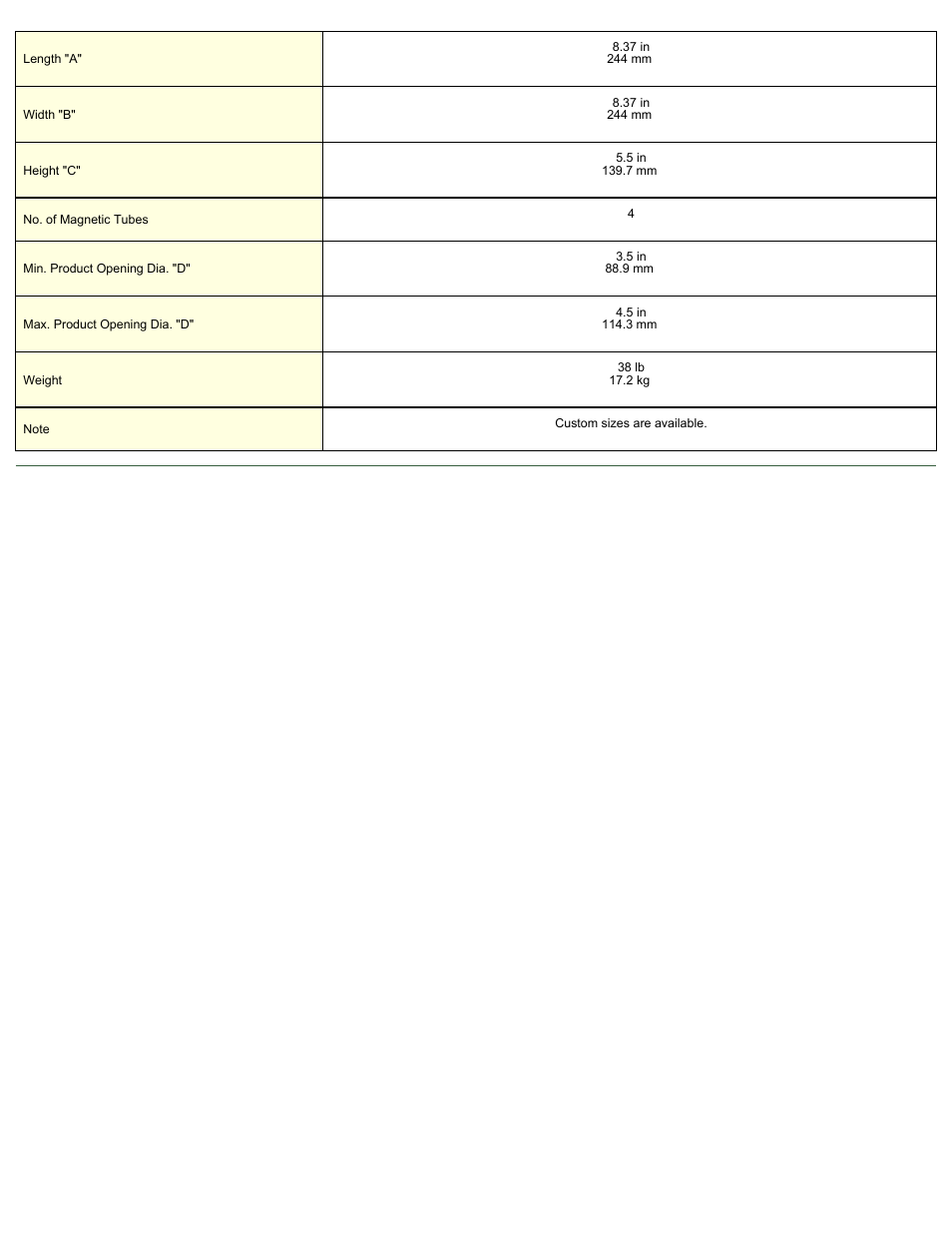 Magnetic Products SDM-88-LP User Manual | Page 2 / 2